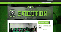 Desktop Screenshot of evolutionvolleyball.net